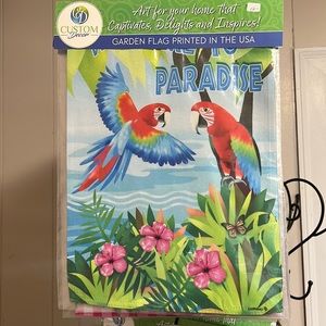 Welcome To Paradise Garden Flag